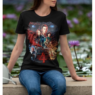 Дамска тениска STRANGER THINGS Season 4 Volume 1 Vecna